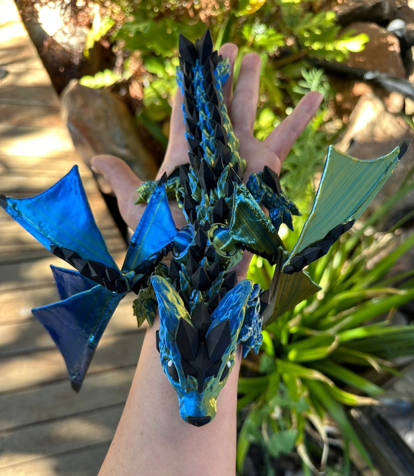 Majestic Winged Wolf Dragon